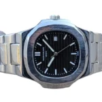 Patek Philippe Nautilus Black Dial Stainless Steel Automatic Men’s Watch