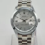 Rolex Oyster Perpetual Silver Dial Stainless Steel Automatic Men’s Watch